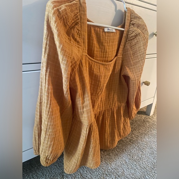Madewell Puff Sleeved Top - Picture 4 of 4